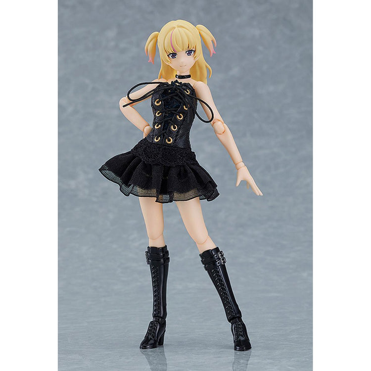 figma Female Body (Yuki) with Black Corset Dress Outfit Figure