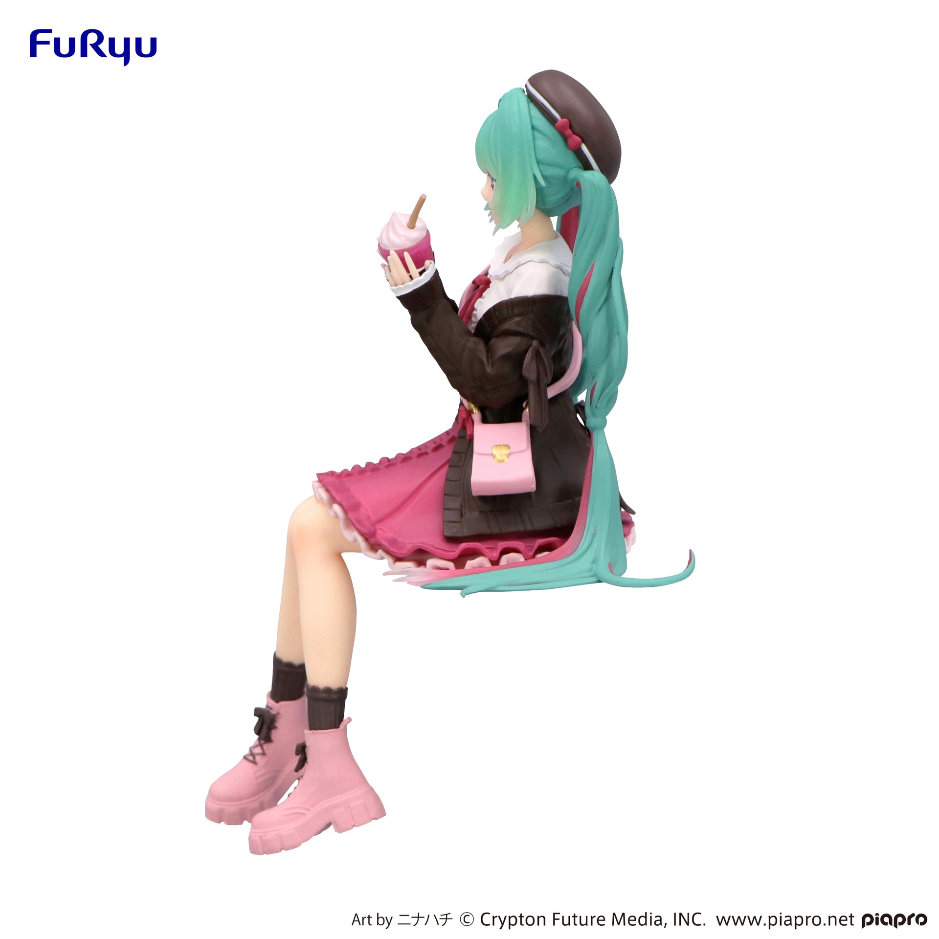 Hatsune Miku Noodle Stopper Figure -Autumn Date Pink Color ver.-