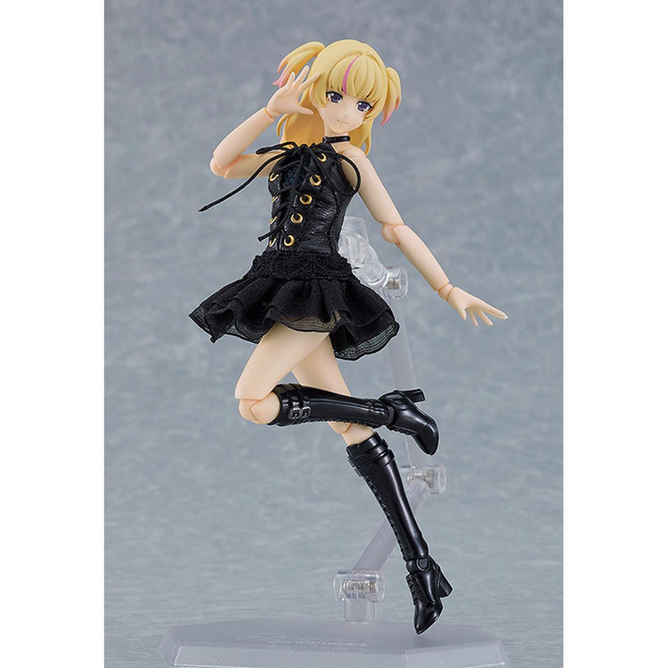 figma Female Body (Yuki) with Black Corset Dress Outfit Figure