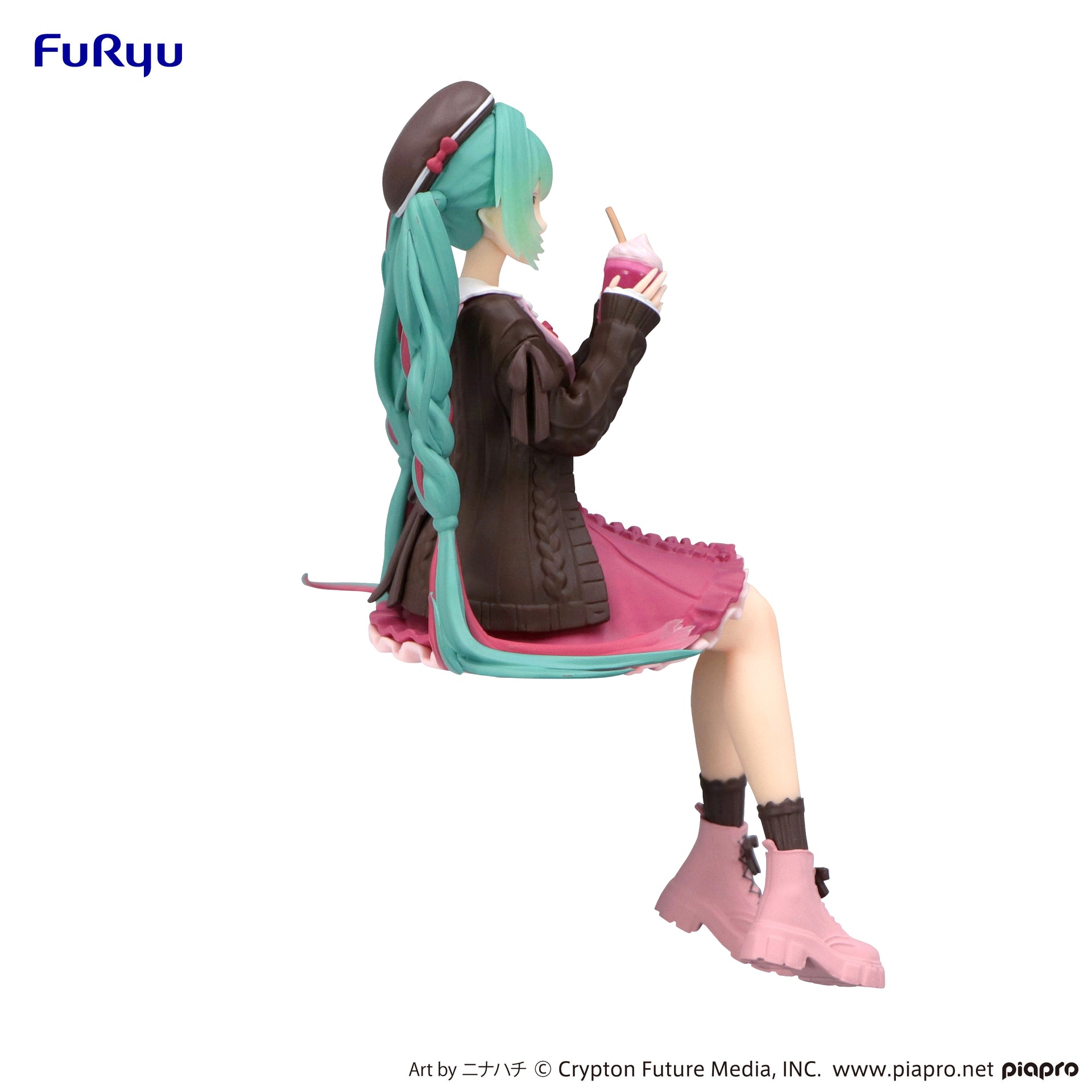 Hatsune Miku Noodle Stopper Figure -Autumn Date Pink Color ver.-