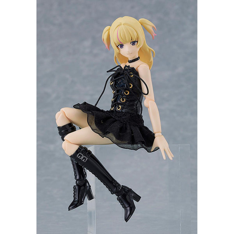 figma Female Body (Yuki) with Black Corset Dress Outfit Figure