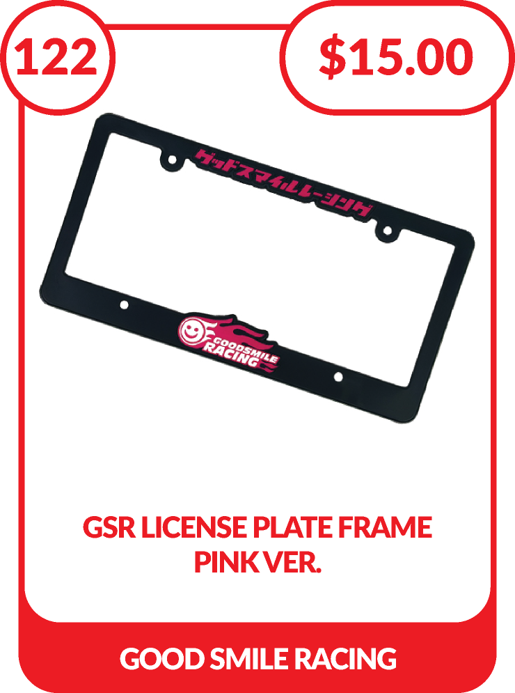 GSR License Plate Frame Pink Ver.