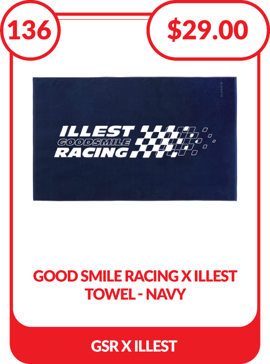 Good Smile Racing x Illest Towel - Navy