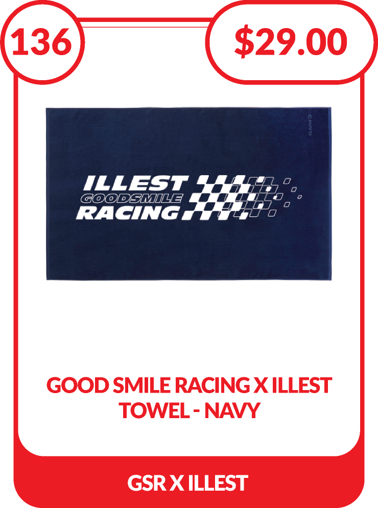 Good Smile Racing x Illest Towel - Navy