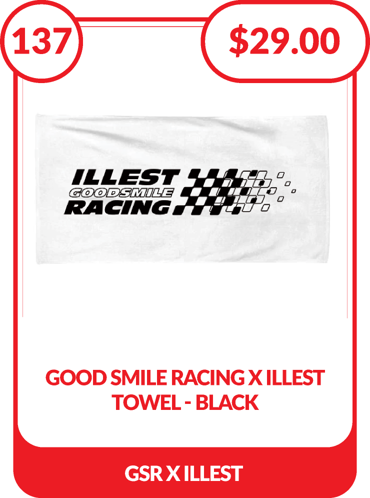 Good Smile Racing x Illest Towel - Black