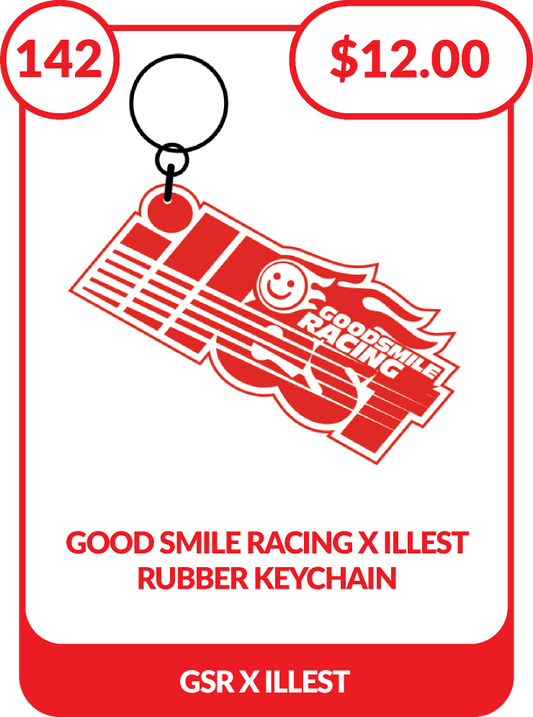 Good Smile Racing x Illest Rubber Keychain