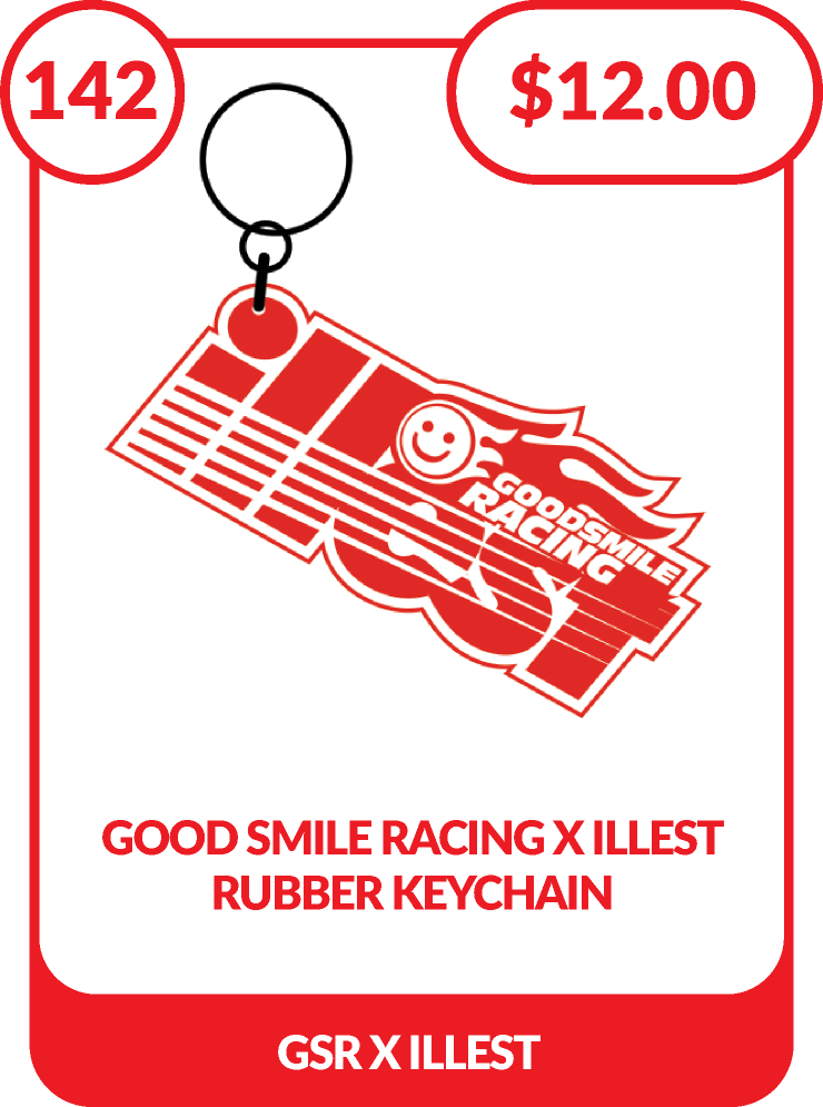 Good Smile Racing x Illest Rubber Keychain