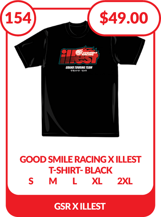 Good Smile Racing x Illest T-Shirt- Black